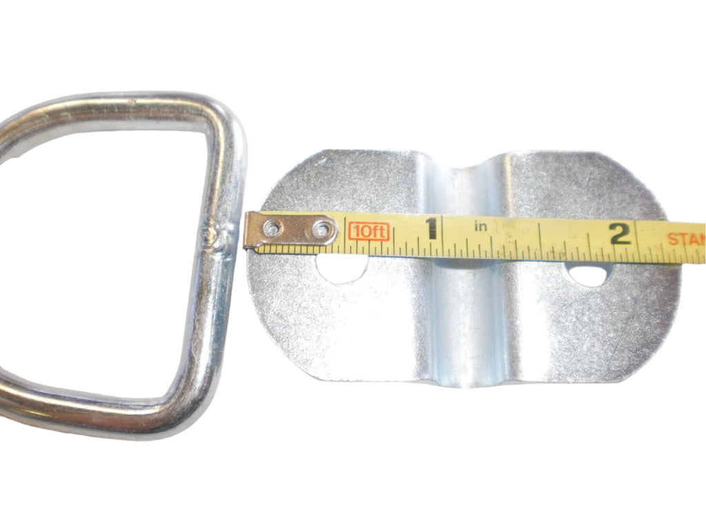 6 - 3/16" D Ring Rope Tie Down 1000# Rated Trailer ATV Snowmobile Truck Jeep (SR10-6)