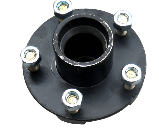 2- 5x4.5 Idler Hubs with 2000# Bearing Kits Replace Snow Mobile Trailer Axle (RVIBT5450-KITX2)