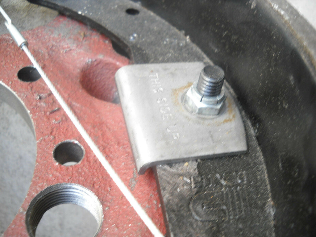 12-1/4 x 3-3/8" Dexter Pair Hydraulic Brake Backing Plate Trailer 10000 10K Axle (23-410-411)