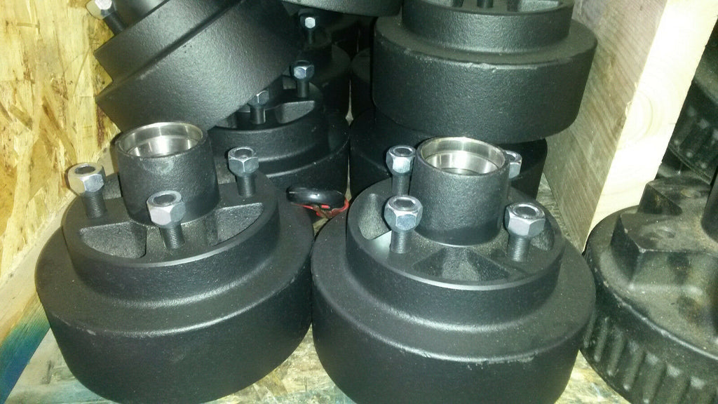 TWO (2) DEXTER Brake Drums,  7 x 1-1/4" Electric Four Lug (8-173-16-KITX2)