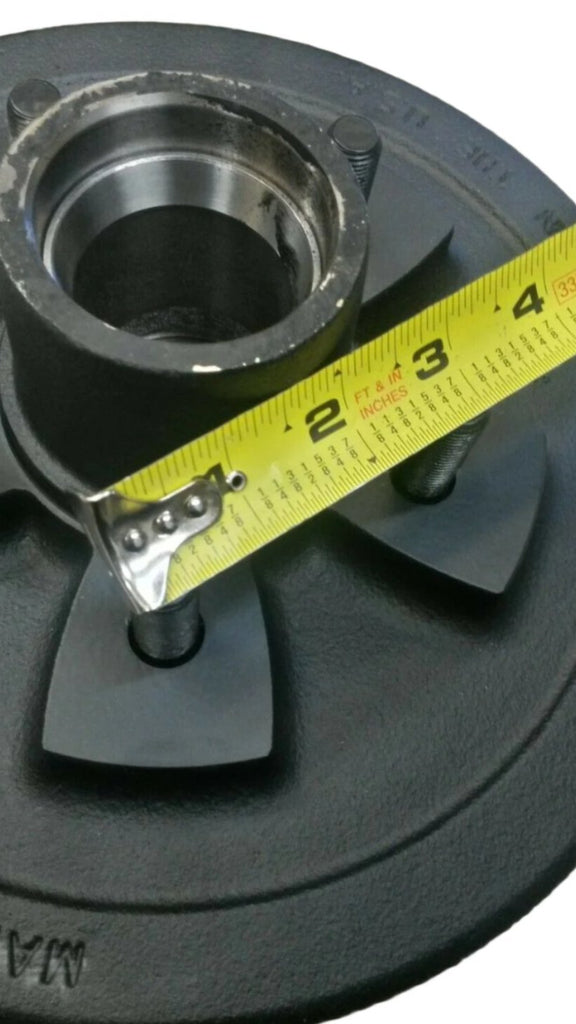 Dexter D40, 4000# 5 x 4.5" Drum w/Bearings 1/2" Studs Trailer Axle 8-426-91 (K08-426-91-L)