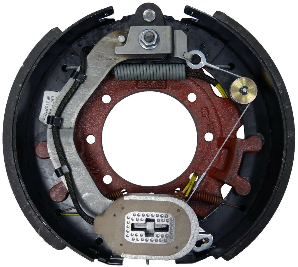 Pair -12-1/4"x3-3/8 Genuine Dexter Electric Brake Backing Plate 10K GD Trailer (K23-450-00 + K23-451-00)