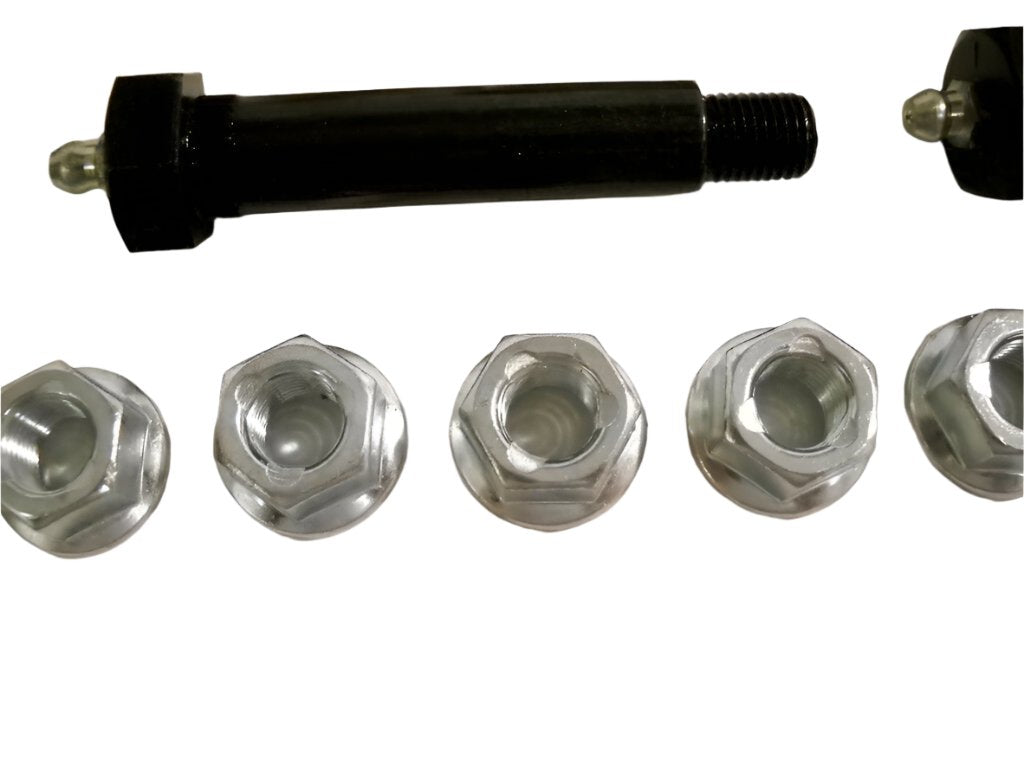 Greaseable Tandem Axle Trailer Spring Suspension Rebuild Kit Wet Bolt 3" Shackle (SRK-TA-WB-LE-3125)