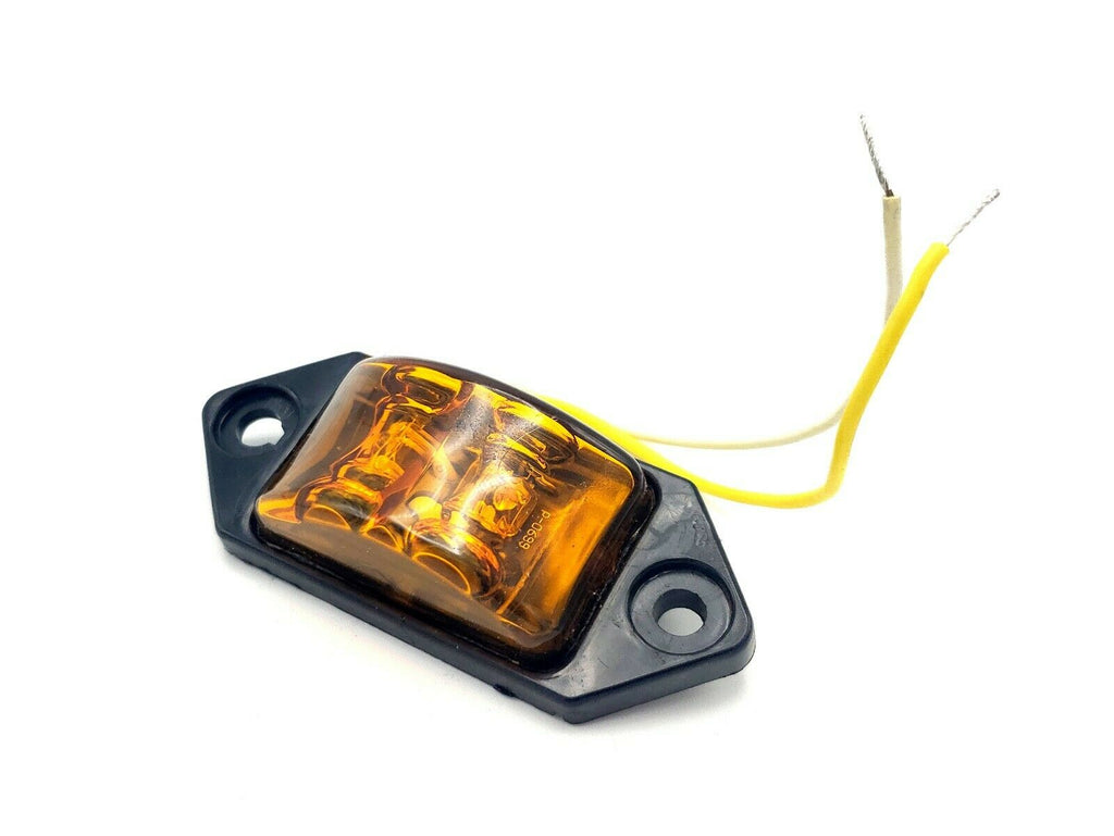 Kaper II 3-3/8" x 1-3/8" Amber LED Clearance Marker Trailer Light P2 P3 Rated (L04-0038A)