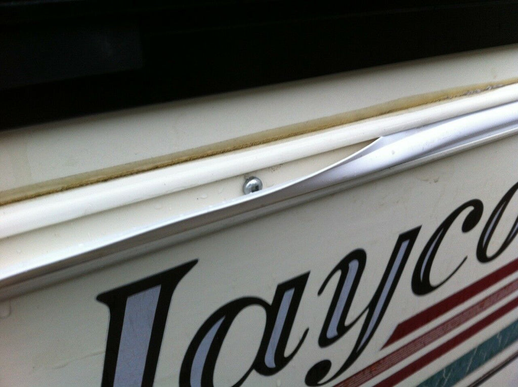 50 FT Black Vinyl Trim Insert Replacement Trailer Camper RV Motor home Outdoor (X100-LOTOF50)