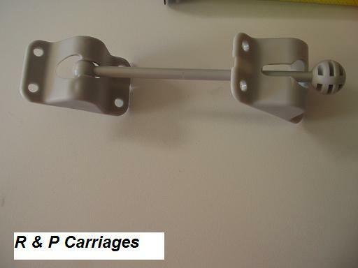 Trailer Cargo Door Hold Back Catch Camper 6" grey (DHB-6G)