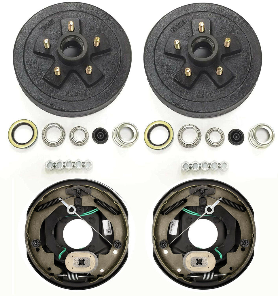 Add Brakes to Your Trailer Basic kit 3500# Axle 5 x 4.5 Electric Self Adjusting (94545-B-FSA-IMP)