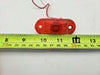 Oval P2 Rated 1-LED Surface Mount, RED Lens, 2-Wire LED Trailer Marker Light (J-511-R)