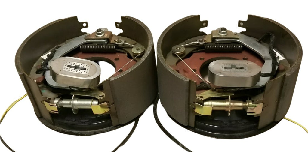 PAIR 12-1/4x4" 10K HD Electric Backing Plate 10000 Trailer Brake For Dexter (bk-10khde-set)