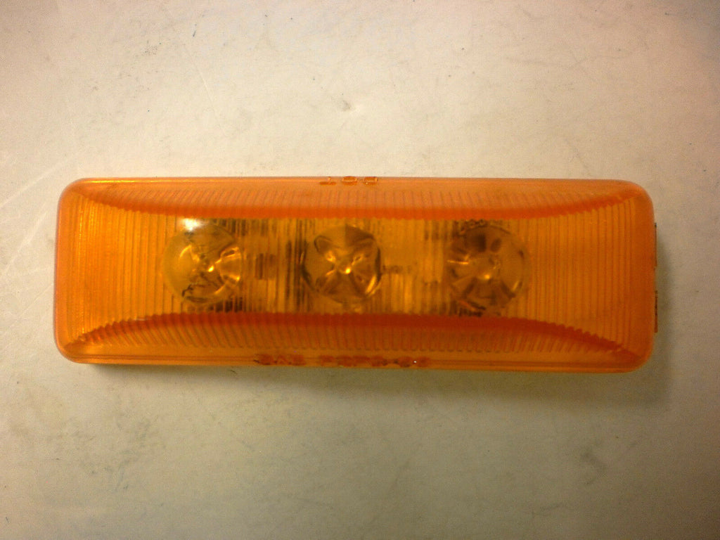 1 - Jammy 1x4" LED Rectangle Amber "Snap In" Marker/Clearance Light Trailer (J-5765-AK)