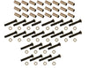Triple Axle Spring Suspension Kit With Brass Bushings & Grease Wet Bolt (RK-3A-WB-BB-NS)