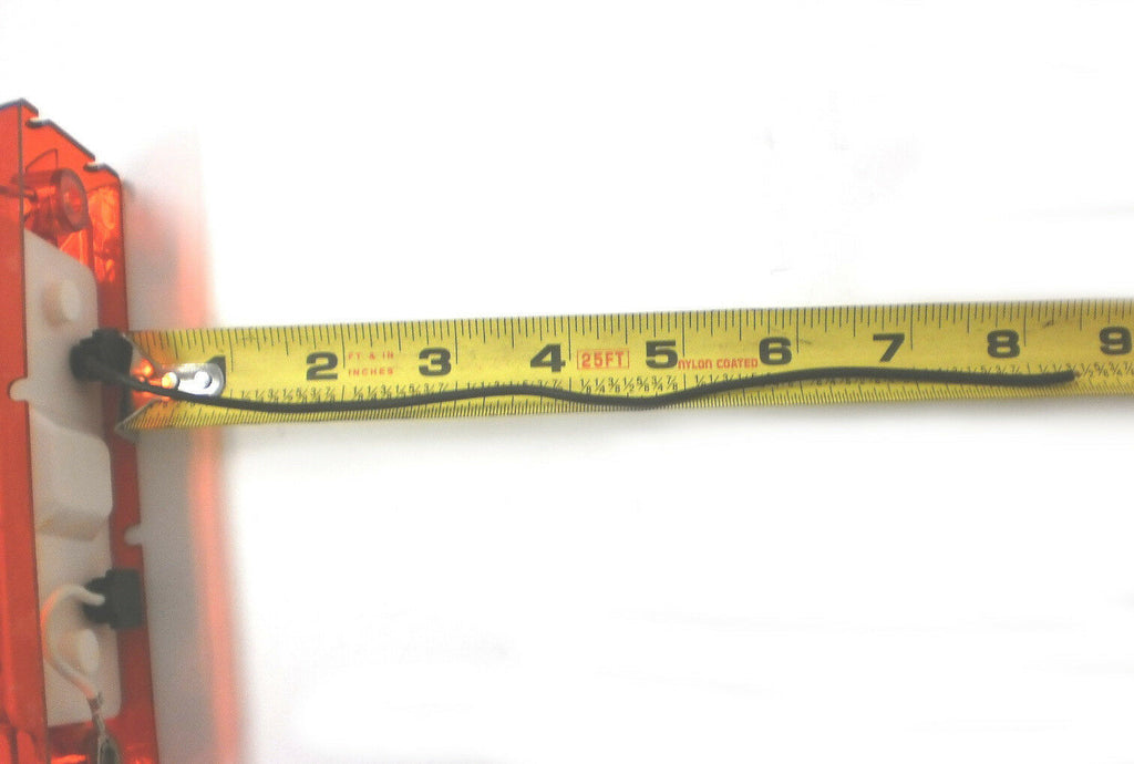 TWO- LED Marker Clearance Light, Large 2 x 6 RED reflective J485 Trailer Truck (J-485-R-LOTOF2)