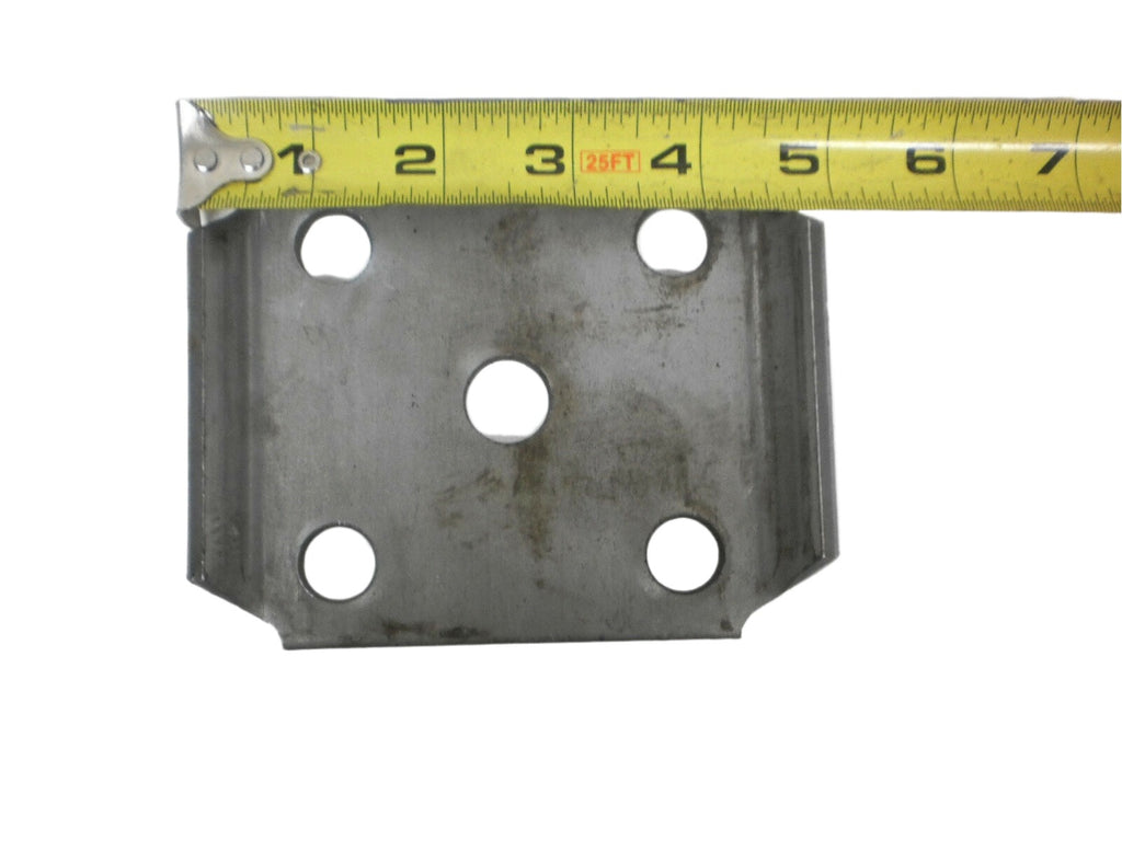 2-1/8 x 5-3/8" Square U Bolt Kit with Plates Trailer Boat Axles 1/2" 2 x 2 Tube (UBK-2000-SQ)