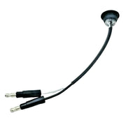 Maxxima 3/4" Mini Amber Clear 3 LED Clearance Marker Light Truck Trailer Jeep (M09300YCL)