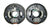 USA Dexter 10" Electric Trailer Brake Assembly w/Parking Brake ONE PAIR 3.5K (K23-087-00+K23-086-00)