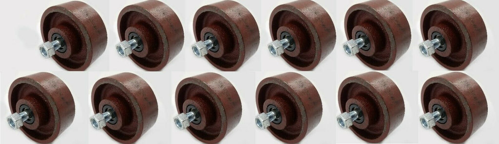 12x Sloan's Kwik Load Texas Rollback Trailer Rollers for Bed Frame Caster Wheels (KLR-LOTOF12)
