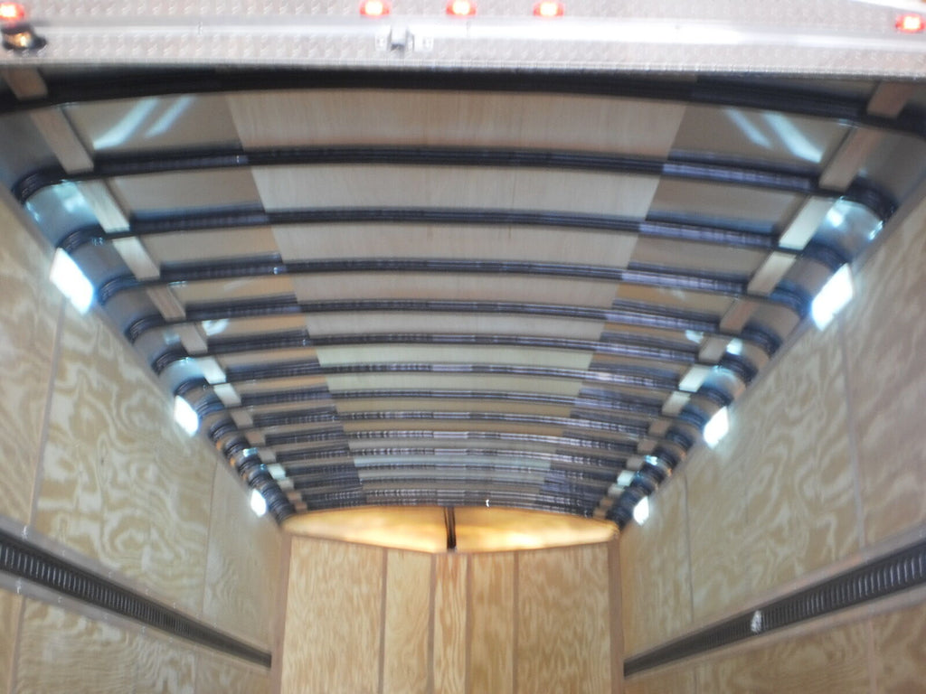 Lot of SIX (6) Double LED Cargo Trailer RV Camper Dome Interior Light W Switch (J-925X6)
