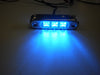 TecNiq Blue Accent LED Eon Light w/Vertical Black Case Jeep Truck CAR Motorcycle (E03-B001-1 + E03-0BV0-1)