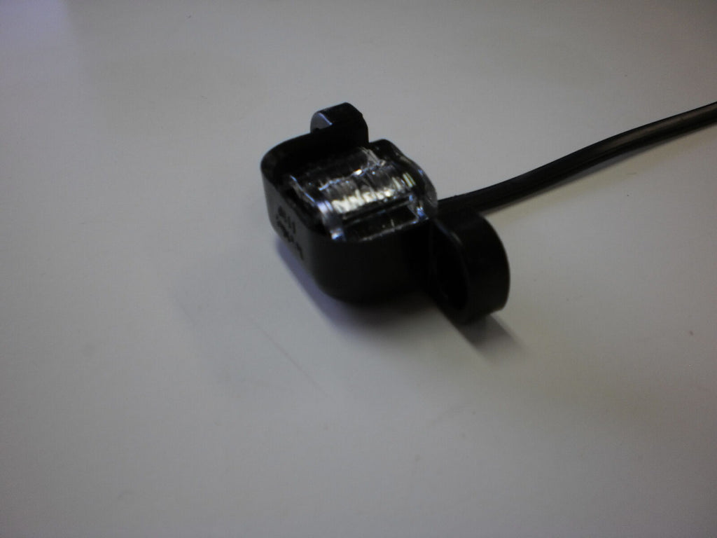 TecNiq LED License Plate Light Black Camper Trailer Map Step Short L11 USA (L11-WB00-1)