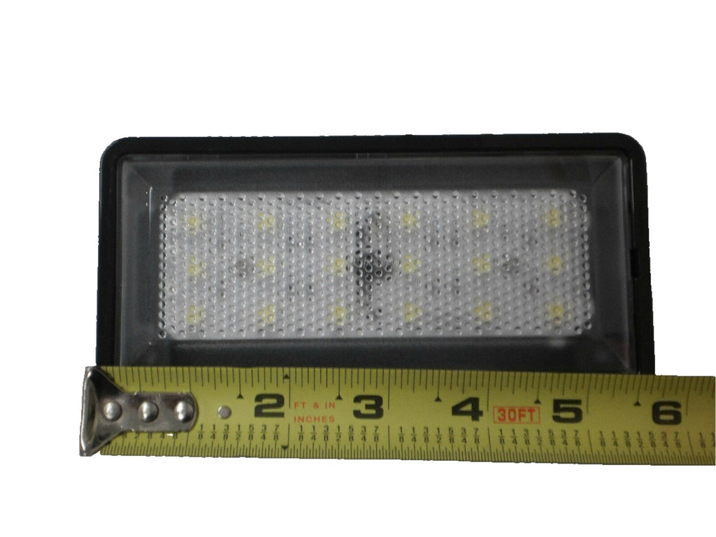 3x6 White LED RV Interior Cargo Porch Light 18 Diode Camper RV Maxxima (M84427-A)