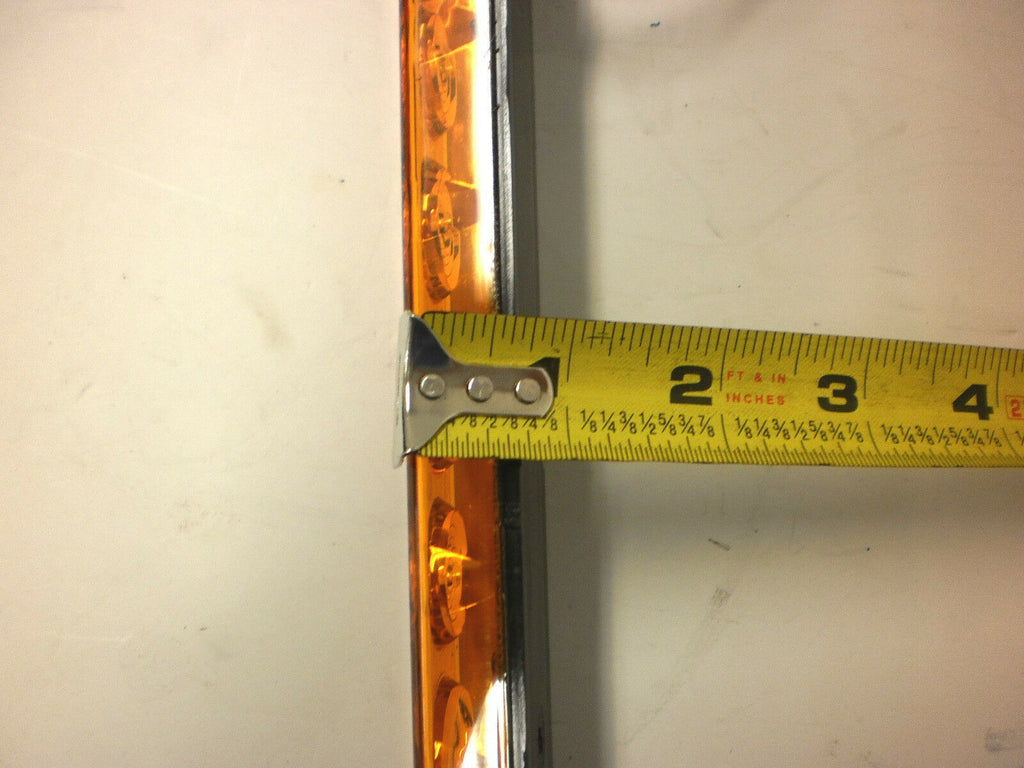 15" Slimline 3 LED Amber Lens ID Light Bar Trailer Truck RV 80 RV  (251-1100-1)