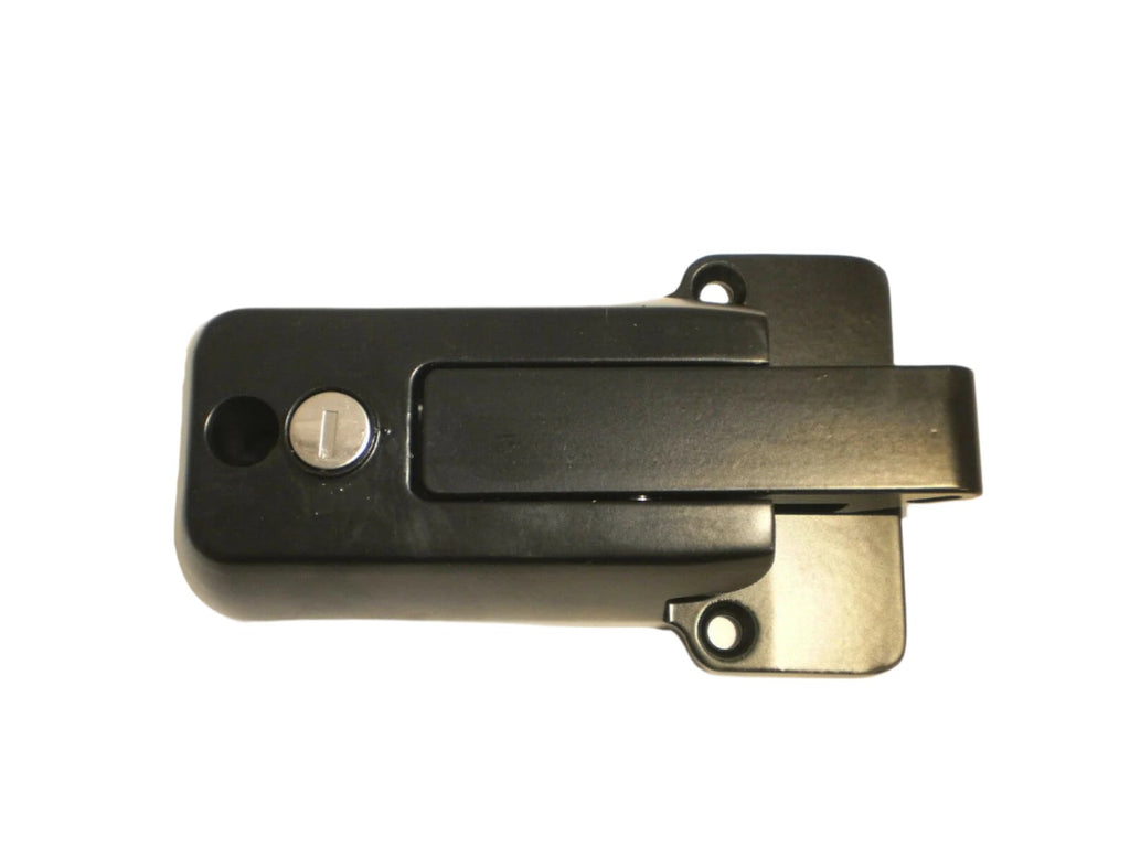 Black Self Latching Cargo Trailer Cambar Door Latch Vise Lock Cam Bar Handle (CBL-B-KIT)