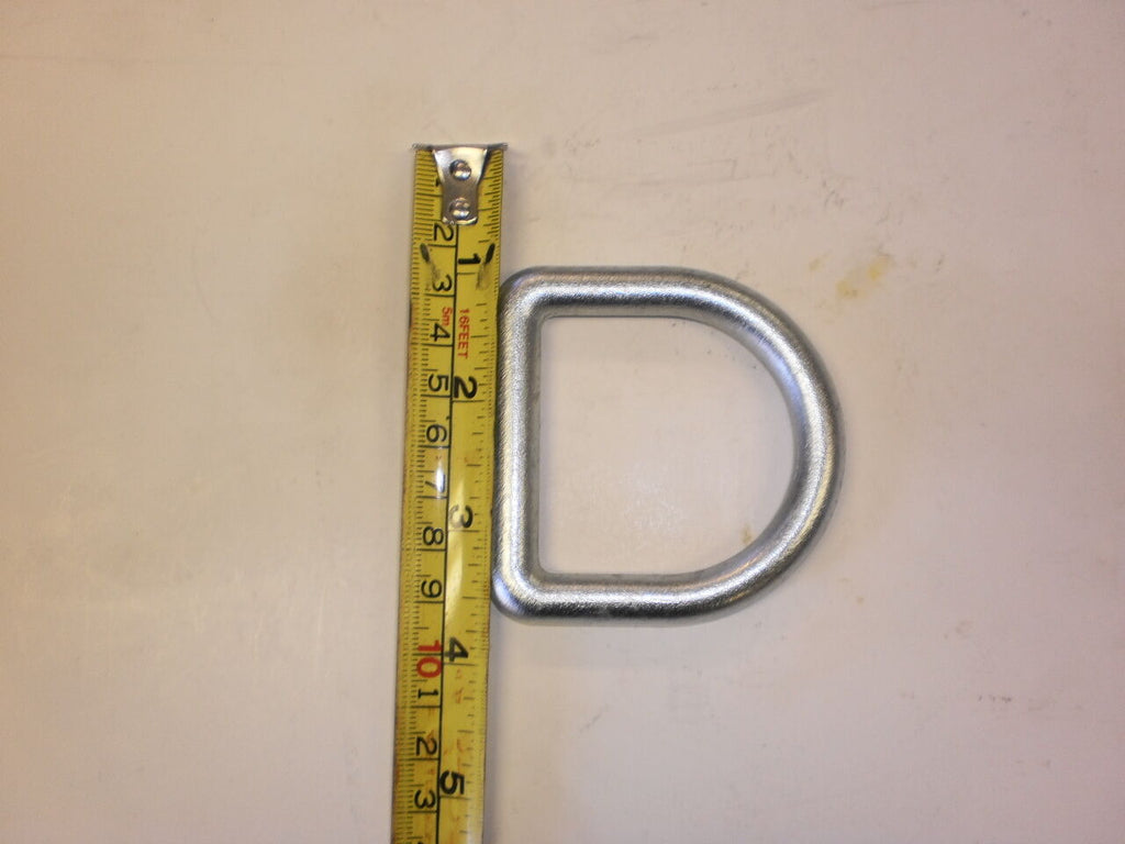 3/8" D Ring Rope Chain Tie Downs 6000# Rated Zinc Car Truck ATV Snowmobile (LRB5)