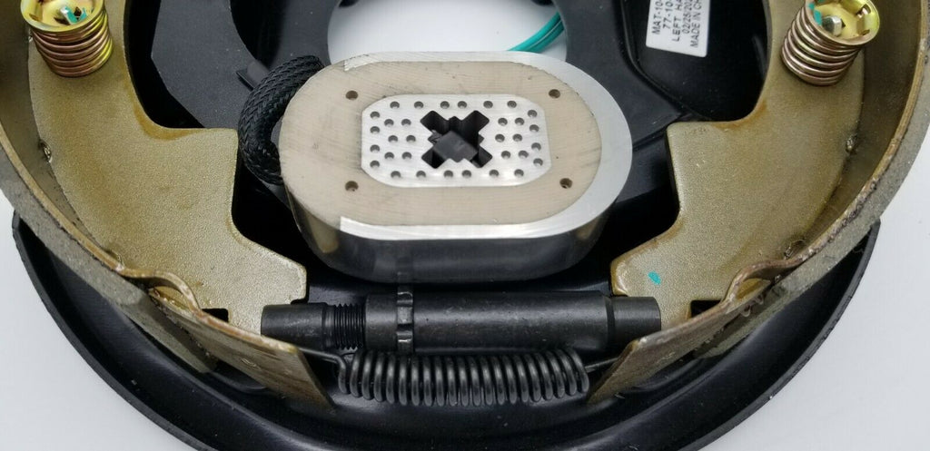 Left Side 10" x 2.25" Trailer Electric Brake Backing Plate 3500 Axle  Shoe Axel (10RVEBLH)