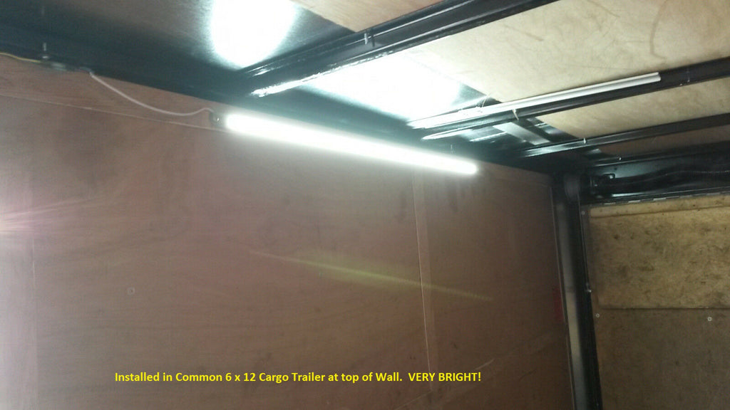 Kaper II 1/4" Low Profile Aluminum 40" Light Bar White Camper RV Trailer Truck