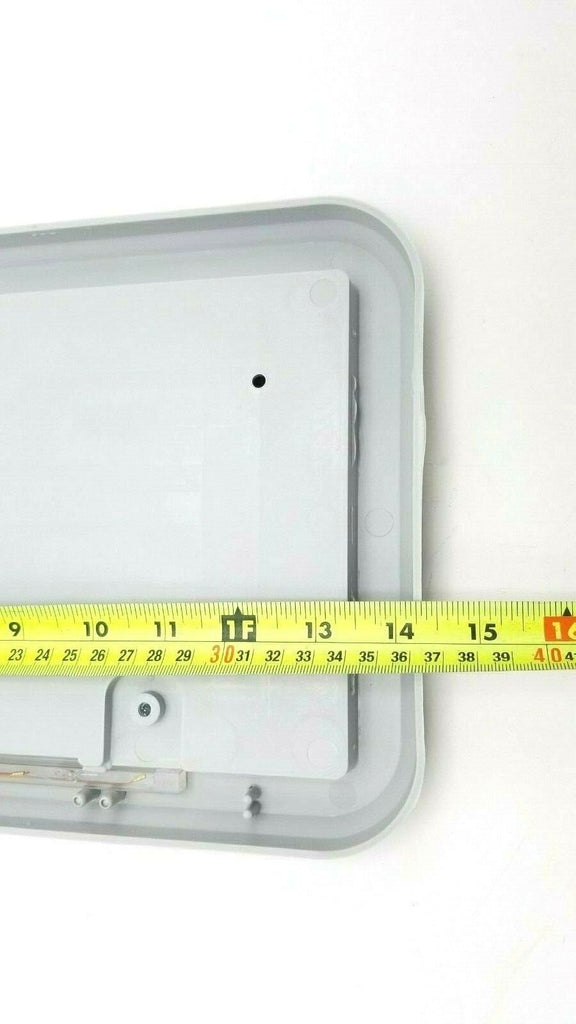 Gray License Plate Holder w/LED Light Trailer Camper RV (Gray) (TS181S-G-KIT)