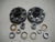 2- Genuine Dexter 8x6.5 Hubs with 7000# Bearing Kits Replace Trailer Idler Axle (821309-KITX2)