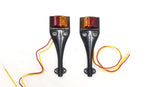 Pair Kaper II LED Amber/Red Fender Light w/Wire Guard 2 Wire 2 Diode Trailer (L04-0040-1P)