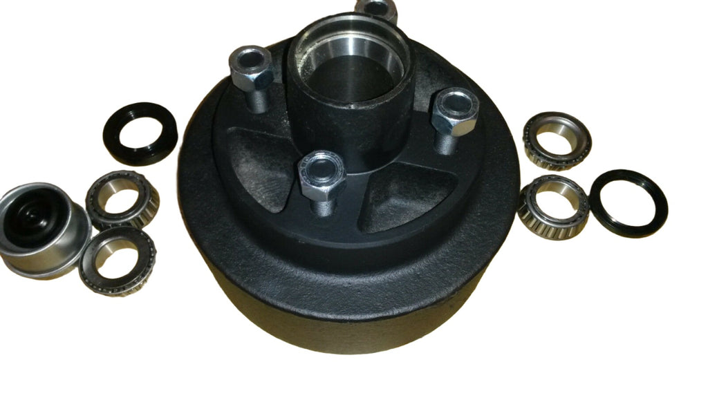 1 x Brake Drum 7" 4 x 4 Lug DEXTER 2000# Trailer Axle 2200 Hub Snowmobile Camper (8-173-16-KIT)