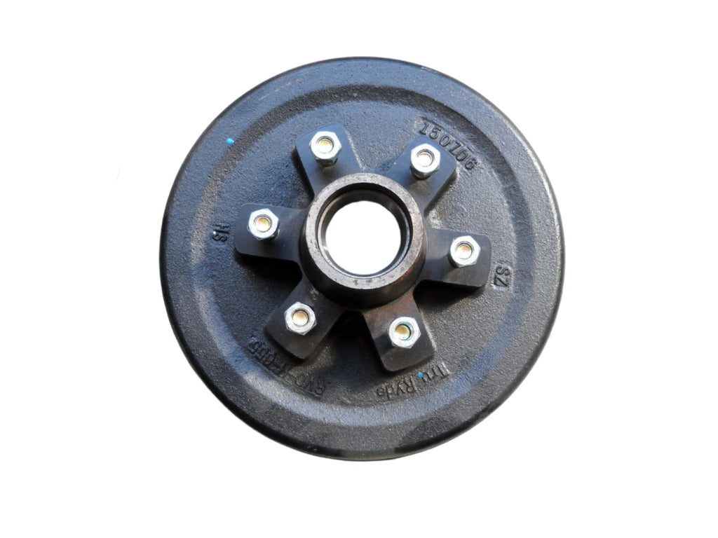 Add Brakes Trailer Axle Rebuild Kit 6 x 5.5 Lug Electric Brake Backing 5200 6000 (92655-B-IMP)