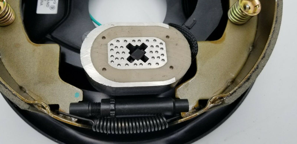 Right Side 10" x 2.25" Trailer Electric Brake Backing Plate 3500 Axle  Shoe Axel (10RVEBRH)