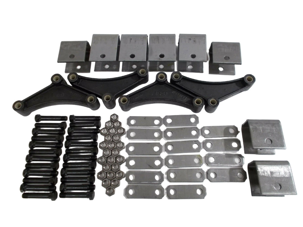 Tri-Axle Trailer Spring Hanger kit Camper 3 Triple Axles Leaf Suspension (SHK-3A-SB-LE)