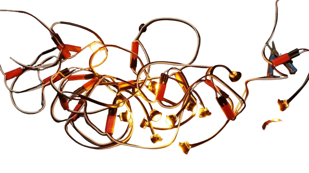 10x Maxxima 3/4 Mini Red Clear LED Marker Clearance Light Ghost Fire Eye Trailer (M09300RCL-LOTOF10)