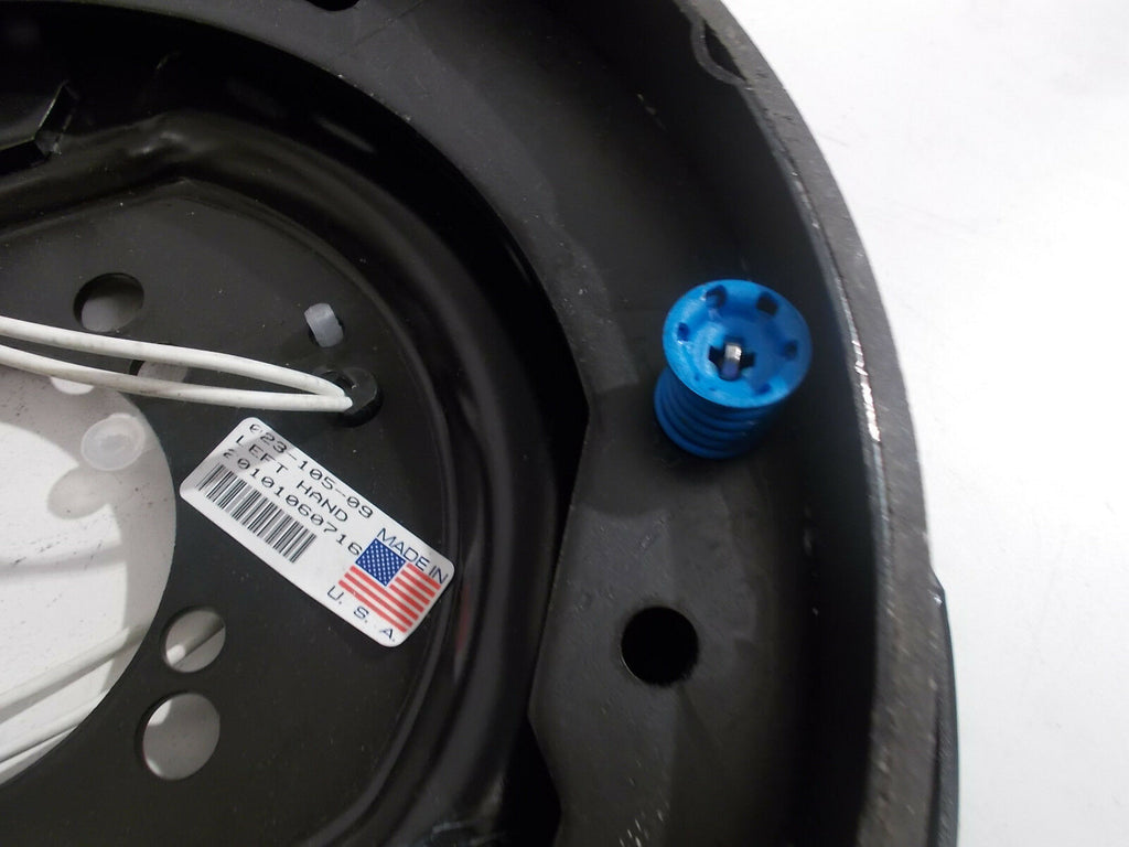 Dexter Pair 12x2, 9 hole (4 hole AND 5 hole) Backing Plate Trailer Axle Brake (23-105-09+23-106-09)