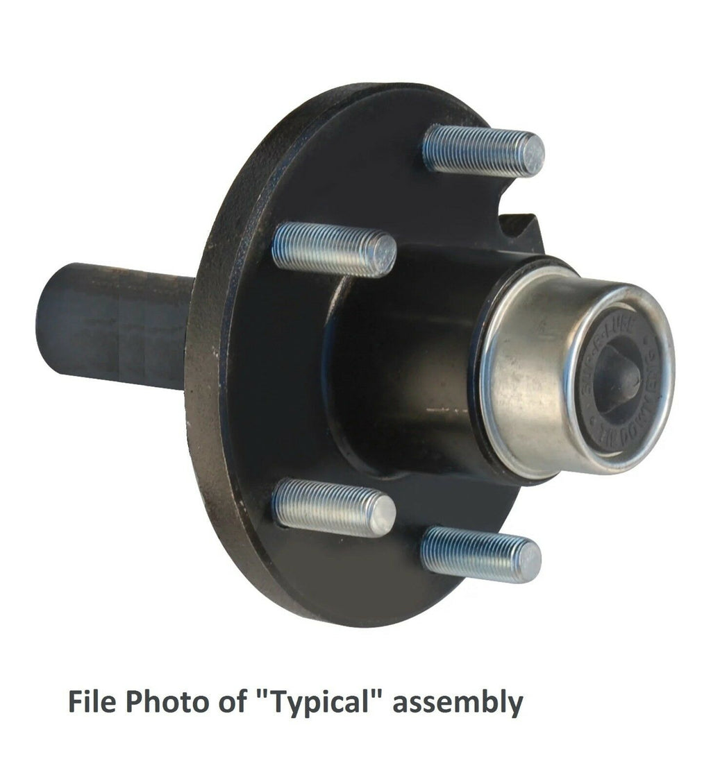 Build Your Trailer Axle Kit 3500# square spindle 5x4.75 Small Chevy hub (BYOAK-84-H5475-SQ)