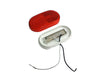 2" x 4" Red 6 LED Oval Oblong Marker Clearance Light Trailer RV Camper  (MCL-31RB)