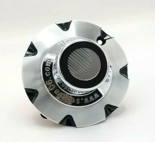 Series 06 Black Center Cap Cover 13" & 14" Trailer Rim Tire Hi-Spec Wheel Camper (90098B)