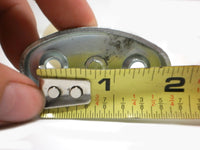 3" Angled Zinc Surface Mount Door Stop with Stopper Trailer RV Camper (J-D2)