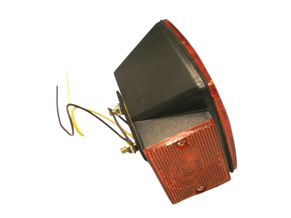 PAIR Boat Trailer LED Box Red Brake Stop Turn Tail Camper Under 80 w/ Wire Leads (J-24245 + J-24245L)