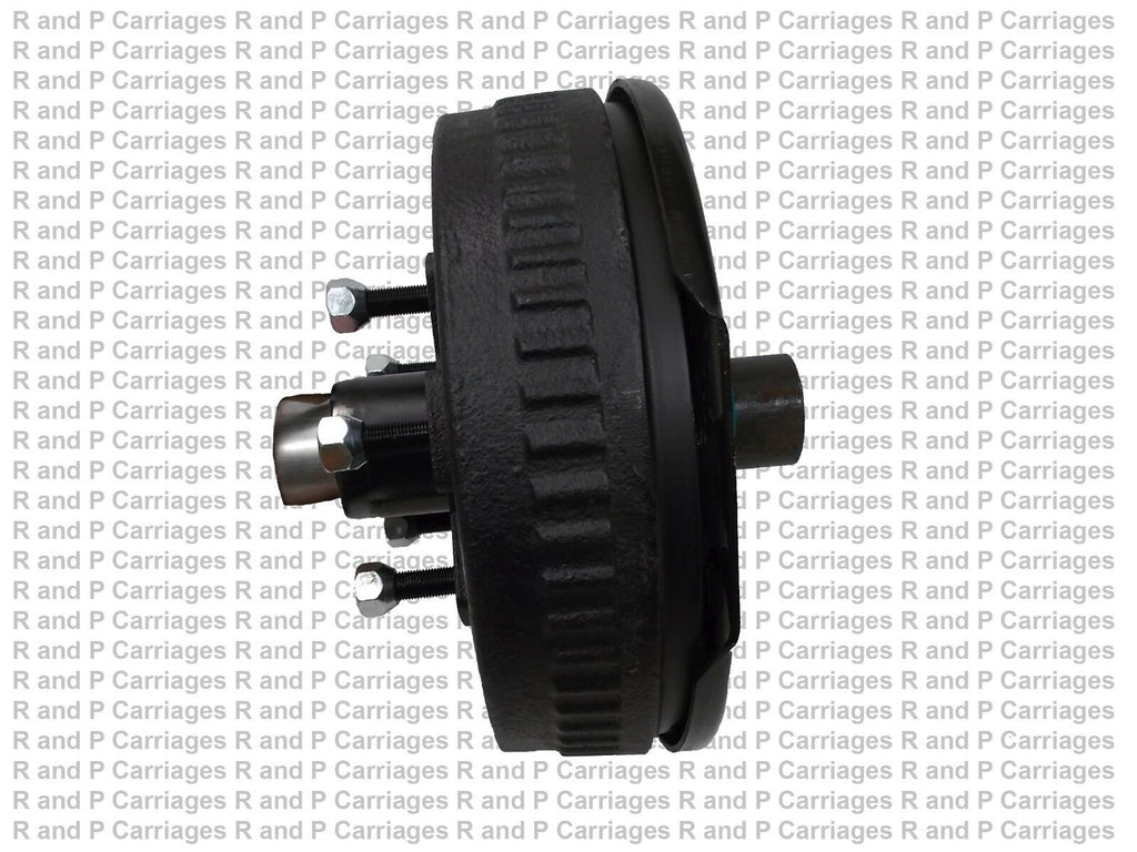 5 x 5.5 Pair of Brake Assembly Spindle Kit Stub End Unit Trailer Axle 3500 84 (STUB-84-555-D)