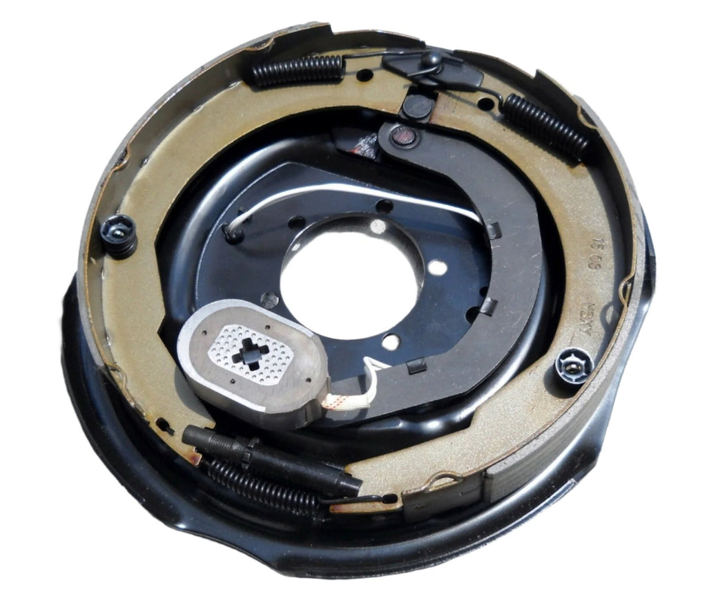 One Pair (2) Trailer Electric Brake Complete Back Plate 12x2 5200 6K 7K axle Camper RV (12RVEB-1P)