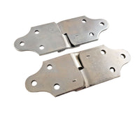 2 x Wood Side Stake Side Board Connector Brackets Trailer Truck Straight Zinc  (B2585BZ)
