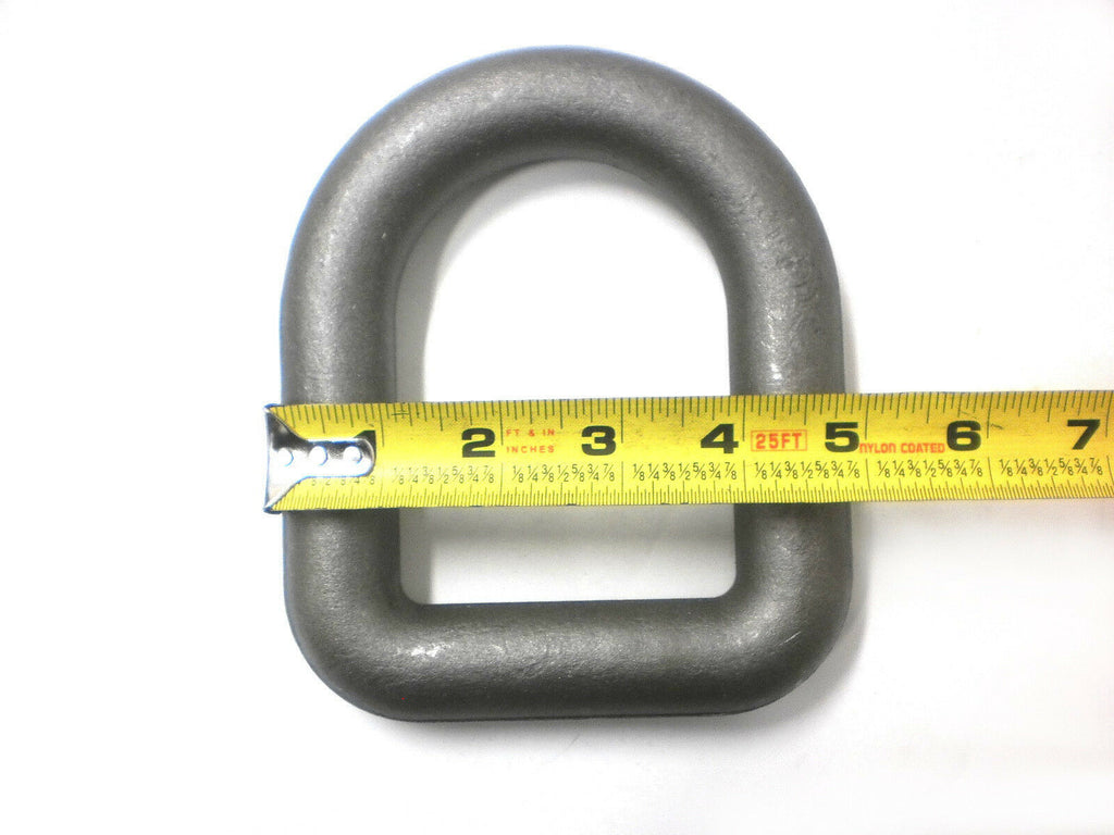1" Weld On D Ring Chain Tie Down 46,000# Trailer Truck Tractor Rope Equipment  (LRW4)