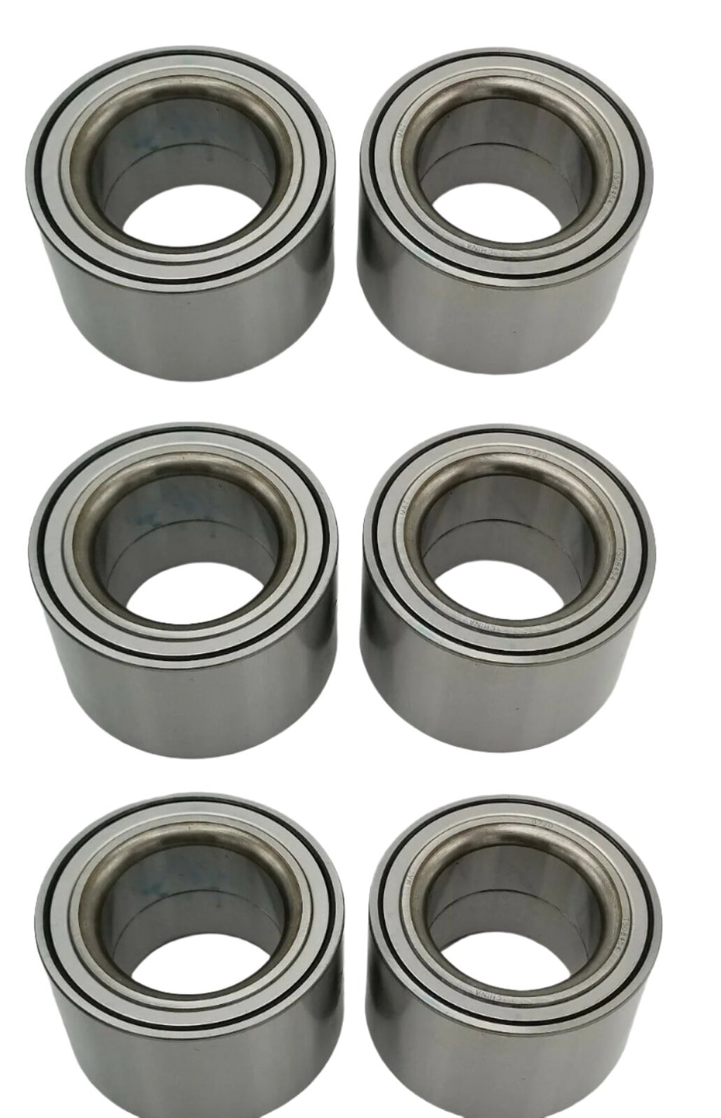 6 Pack of 50mm Bearing Cartridges Only - Fits Dexter Nev-R-Lube Trailer Axle Hubs 8-385 8-389 8-402 (T508454-X6)