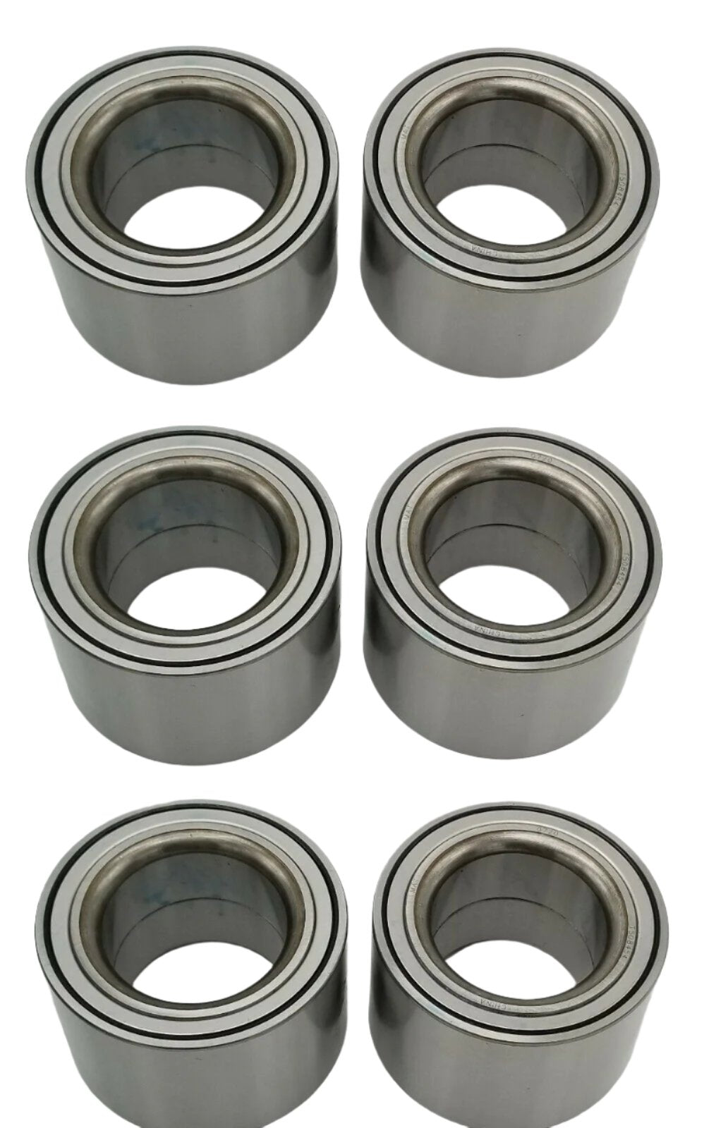 6 Pack of 50mm Bearing Cartridges Only - Fits Dexter Nev-R-Lube Trailer Axle Hubs 8-385 8-389 8-402 (T508454-X6)