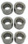 6 Pack of 50mm Bearing Cartridges Only - Fits Dexter Nev-R-Lube Trailer Axle Hubs 8-385 8-389 8-402 (T508454-X6)